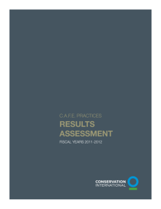 results assessment - Conservation International