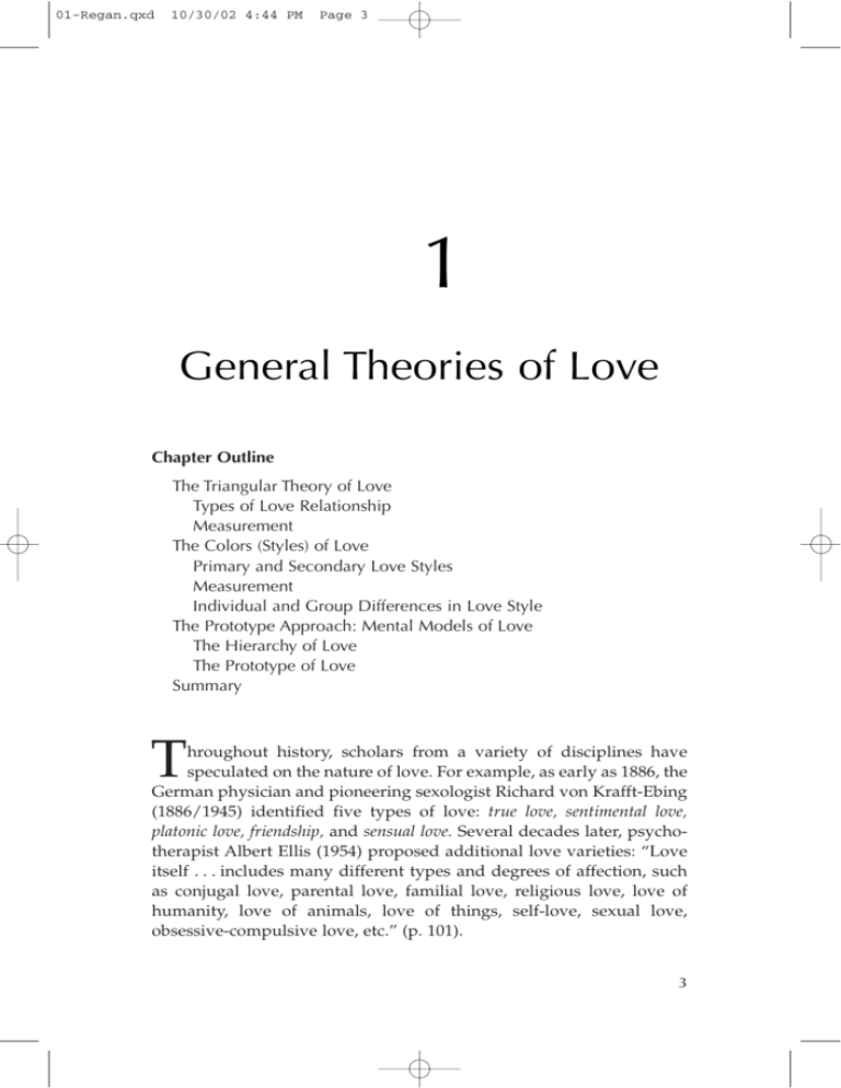 love theory research paper