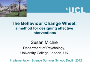 The Behaviour Change Wheel