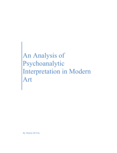 An Analysis of Psychoanalytic Interpretation in Modern Art
