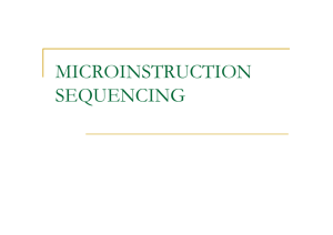 Microprogram Sequencer
