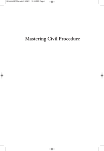 Mastering Civil Procedure