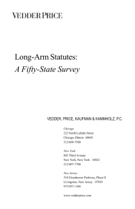 Long-Arm Statutes: A Fifty
