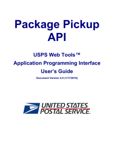 Package Pickup API