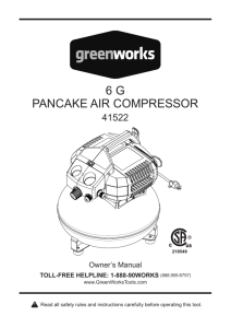 6 g pancake air compressor