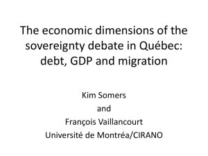 debt, GDP and migration