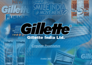 Gill tt I di Ltd Gillette India Ltd.