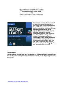 Upper Intermediate Market Leader