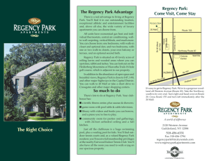 regency pk web.indd - Regency Park Apartments