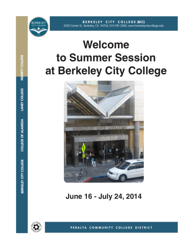 BCC Summer 2014 Class Schedule
