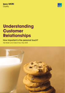Understanding Customer Relationships
