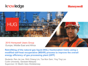 Energy Saving (cont.) - Honeywell Process Solutions