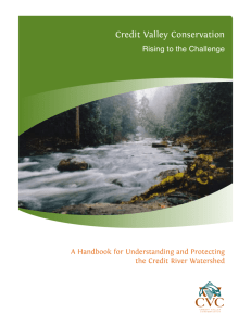 understanding and protecting the credit river watershed