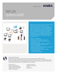 Saflok System 6000™