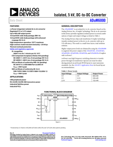 ADuM6000 - Analog Devices