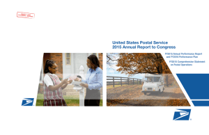 2015 United States Postal Service Annual Report and