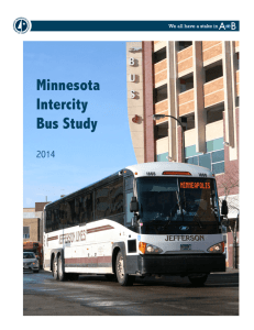 Minnesota Intercity Bus Study 2014