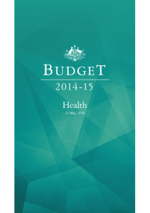 Health - Budget