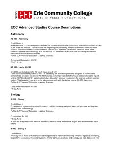 Course Descriptions - Erie Community College