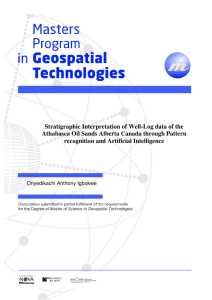 Stratigraphic Interpretation of Well-Log data of the Athabasca