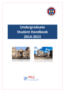 PPLS Undergraduate Student Handbook