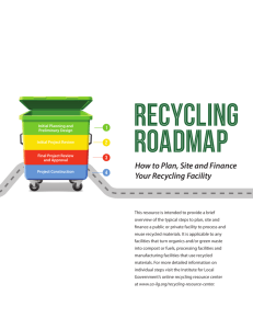 Recycling Roadmap Outline V5 - Institute for Local Government
