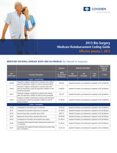 M130196 Bio Surg Reimbursement 2013.indd