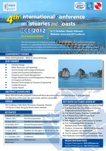 the first annoucement of icec-2012