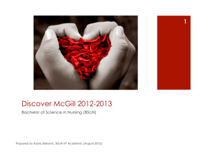 Discover McGill 2012-2013