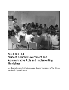 Section 3.1 - Ateneo de Manila University