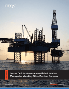 Service Desk Implementation with SAP Solution Manager