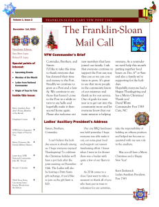 The Franklin-Sloan Mail Call
