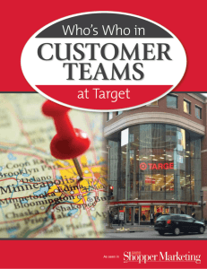 Who's Who in Customer Teams at Target