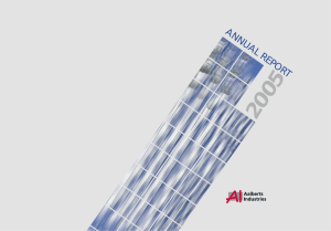 annual report - Aalberts Industries