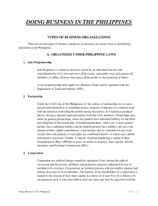 Doing business in the Philippines (1)