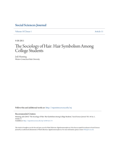 The Sociology of Hair: Hair Symbolism Among College Students