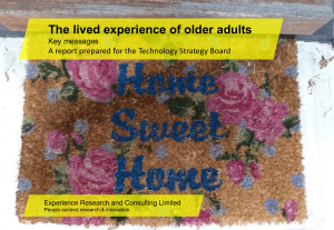 The lived experience of older adults