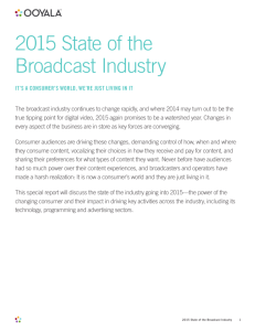 2015 State of the Broadcast Industry