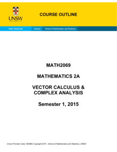 00098G Copyright 2015 - School of Mathematics and Statistics
