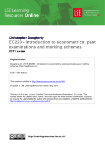 EC220 - LSE Learning Resources Online