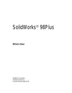 SolidWorks 98Plus