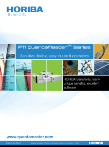 PTI QuantaMaster Brochure - Photon Technology International