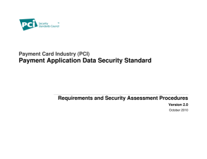 Payment Application Data Security Standard