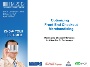 Optimizing Front End Checkout Merchandising