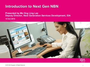 Introduction to Next Gen NBN
