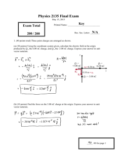 Physics 2135 Final Exam