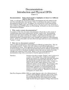 Documentation- Introduction and Physical DFDs