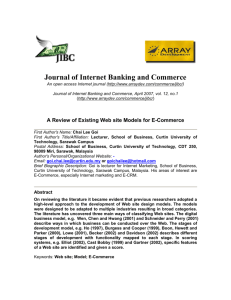 Journal of Internet Banking and Commerce