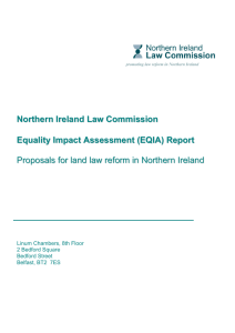 (EQIA) on proposals for Land Law Reform