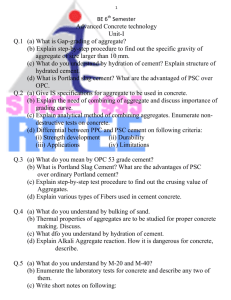 Advanced Concrete technology Unit-I Q.1 (a) What is Gap